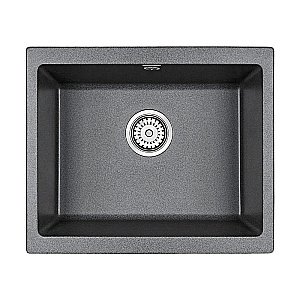 Мойка кухонная Paulmark Gera PM205546-DG Серая купить в интернет-магазине сантехники Sanbest