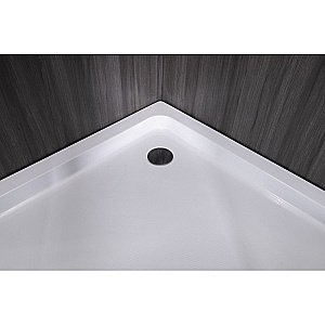 Душевой уголок Esbano ESR-8005 ESUGR8005 80х80 стекло рифленое, матовое/профиль хром купить в интернет-магазине Sanbest