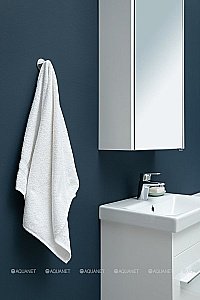 Зеркальный шкаф Aquanet Августа 50 белый купить в интернет-магазине сантехники Sanbest