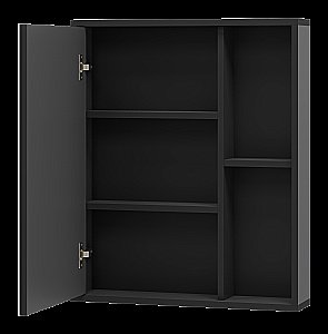 Зеркальный шкаф Misty Ненси 60 П-Нен-04060-50 антрацит купить в интернет-магазине сантехники Sanbest