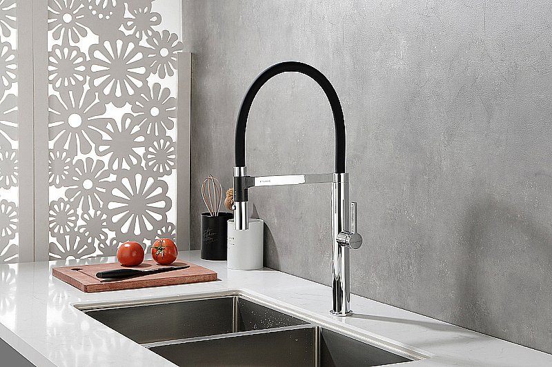 Смеситель для кухни Paulmark Leader Le214101-CR хром купить в интернет-магазине сантехники Sanbest