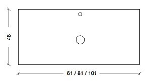 Тумба с раковиной Armadi Art Vallessi 100 со столешницей дуб темный фактурный для ванной в интернет-магазине Sanbest