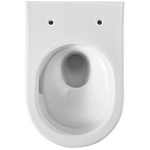 Унитаз подвесной Aquatek Оберон AQ1365T-00 белый, с крышкой микролифт, безободковый, слив-торнадо купить в интернет-магазине Sanbest