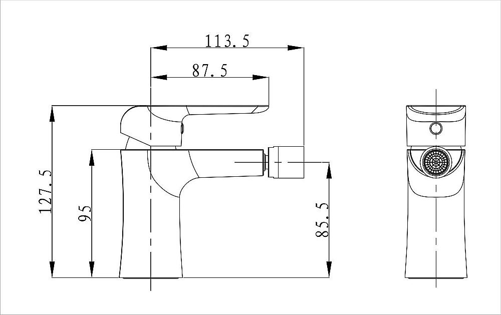 Смеситель для биде Excellent  Clever 4103 CR купить в интернет-магазине сантехники Sanbest