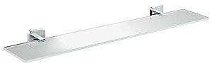 Стеклянная полка для ванной WONZON & WOGHAND STILL, Хром (WW-6627) купить в интернет-магазине сантехники Sanbest