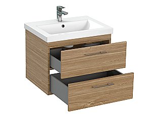 Мебель для ванной подвесная Cersanit LARA 60 орех для ванной в интернет-магазине Sanbest
