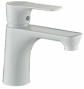 Смеситель для раковины Orange Aristo M19-021w белый купить в интернет-магазине сантехники Sanbest