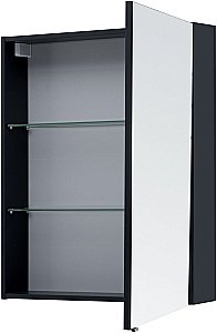 Зеркальный шкаф Aquanet Алвита new 70 антрацит купить в интернет-магазине сантехники Sanbest