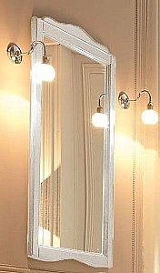 Зеркало Kerasan Retro 731330 bi mat 63 белое в ванную от интернет-магазине сантехники Sanbest