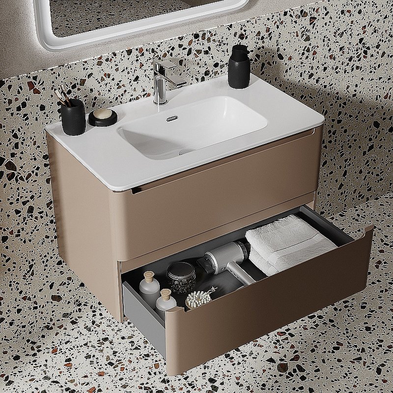 Тумба с раковиной Iddis Edifice 80 EDI80C0i95K капучино для ванной в интернет-магазине Sanbest