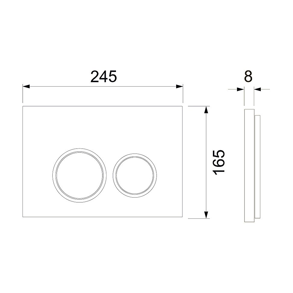 Инсталляция для унитаза TECE Spring S955101 кнопка хром купить в интернет-магазине сантехники Sanbest
