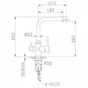 Смеситель для кухни Lemark Expert LM5061G Золото купить в интернет-магазине сантехники Sanbest