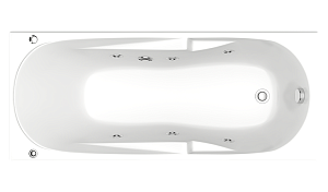Ванна акриловая с гидромассажем BAS Мальдива 160x70 купить в интернет-магазине Sanbest