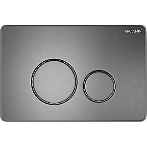 Кнопка для инсталляции Grossman Style 700.K31.05.42M.42M графит сатиновый купить в интернет-магазине сантехники Sanbest
