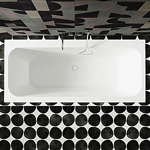 Ванна Salini ORLANDA KIT S-stone 102127M 170x75 белая купить в интернет-магазине Sanbest