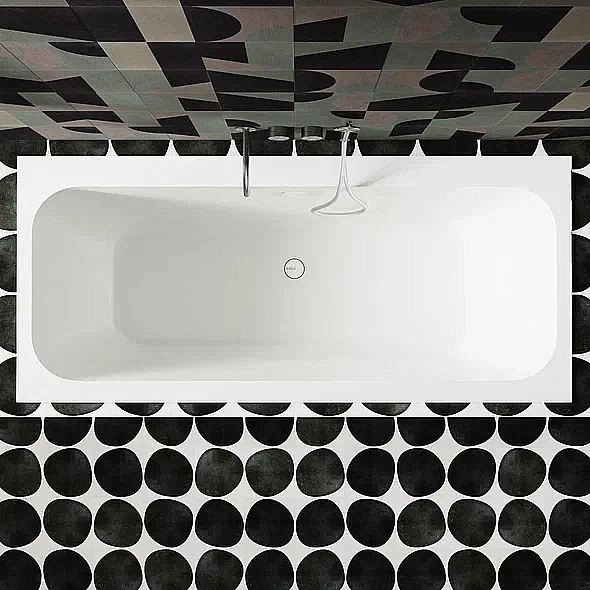 Ванна Salini ORLANDA KIT S-stone 102127M 170x75 белая купить в интернет-магазине Sanbest