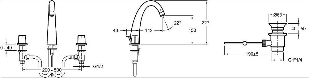 Cмеситель для раковины Jacob Delafon ELEVATION E18871-CP купить в интернет-магазине сантехники Sanbest