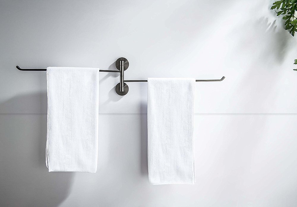 Полотенцедержатель Aquatek Бетта AQ4613BGM 41 оружейная сталь купить в интернет-магазине сантехники Sanbest