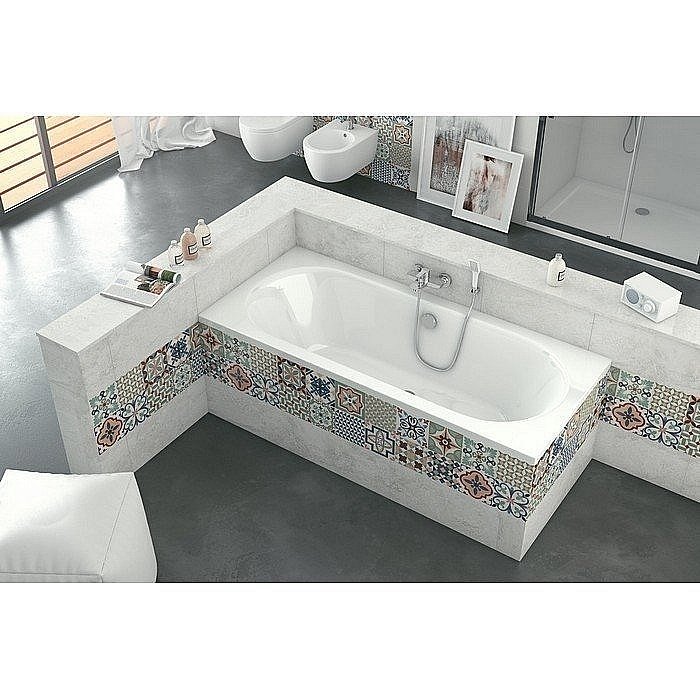 Ванна акриловая Excellent Oceana Slim WAEX.OCE18WHS 180x80 белая купить в интернет-магазине Sanbest