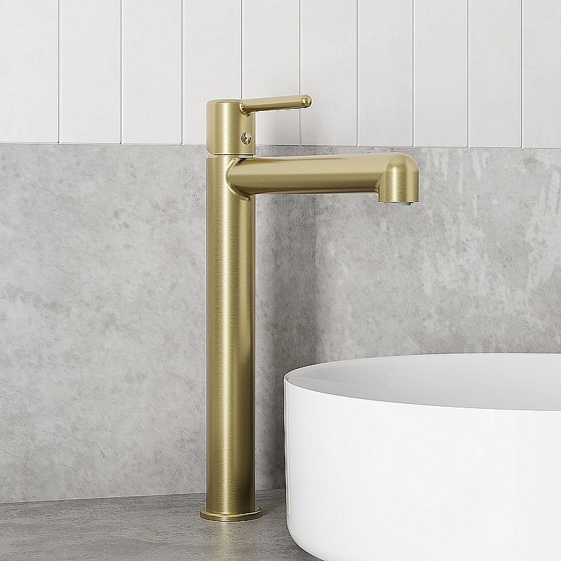 Смеситель для раковины Iddis Aiger AIGMG01i01 матовое золото купить в интернет-магазине сантехники Sanbest