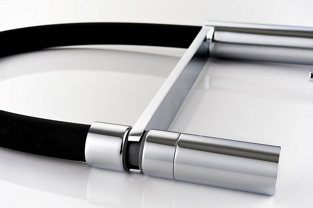 Смеситель для кухни Vincea VKF-114MB черный матовый купить в интернет-магазине сантехники Sanbest