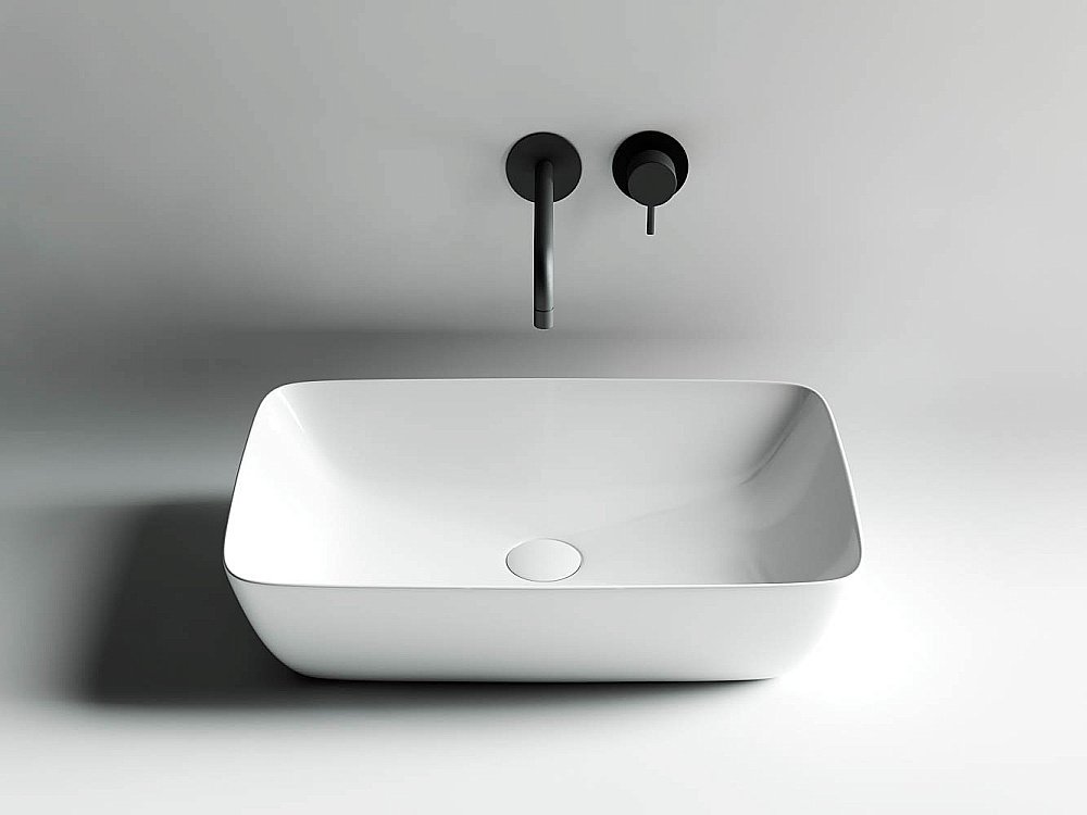 Раковина накладная Ceramica Nova Form CN2003 58 купить в интернет-магазине Sanbest