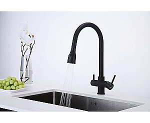 Смеситель для кухни Paulmark Lange La214212-AN антрацит купить в интернет-магазине сантехники Sanbest
