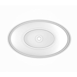 Раковина накладная Montebianco BOLSENA 12045 белая матовая купить в интернет-магазине Sanbest