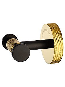 Крючок WONZON & WOGHAND MAJESTIC WW-9225 черный/золото купить в интернет-магазине сантехники Sanbest