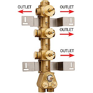 Внутренняя часть смесителя Bossini Oki/Cube Z001250000 купить в интернет-магазине сантехники Sanbest