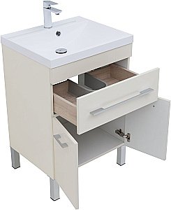 Тумба с раковиной Aquanet Верона 304535 60 крем для ванной в интернет-магазине Sanbest