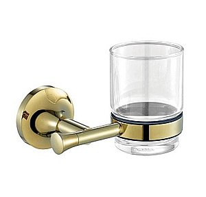 Стакан с держателем Creavit Neo NO12023G(MA.NO12023G) золото купить в интернет-магазине сантехники Sanbest