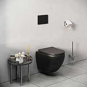 Кнопка для инсталляции Grossman Classic 700.K31.04.21M.21M черная матовая купить в интернет-магазине сантехники Sanbest