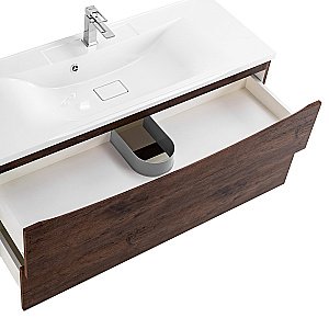 Тумба с раковиной Belbagno MARINO 120 подвесная Rovere Moro для ванной в интернет-магазине Sanbest