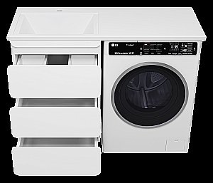 Тумба с раковиной Misty Чегет - 55 П-Чег-01055-01Н3Я (Раковина Гавана 120) белая для ванной в интернет-магазине Sanbest