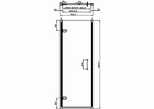 Душевая дверь Burlington C19 купить в интернет-магазине Sanbest