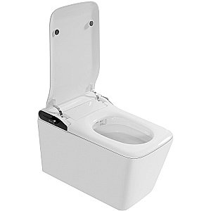 Унитаз с функцией биде Abber Rechteck AC1215S белый, с крышкой микролифт купить в интернет-магазине Sanbest