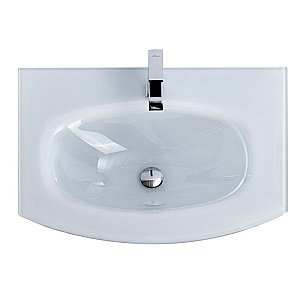 Тумба с раковиной Cezares VAGUE 70 54854+82410 Grigio lucido для ванной в интернет-магазине Sanbest