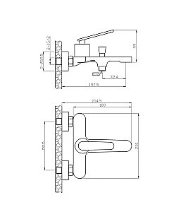 Душевая система Agger Beauty A2695000 хром купить в интернет-магазине сантехники Sanbest
