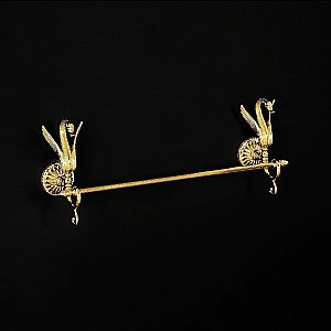 Полотенцедержатель Migliore Luxor 26132 золото купить в интернет-магазине сантехники Sanbest