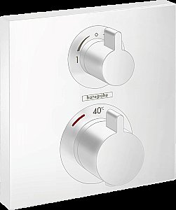 Термостат для душа Hansgrohe Ecostat Square 15714700 купить в интернет-магазине сантехники Sanbest
