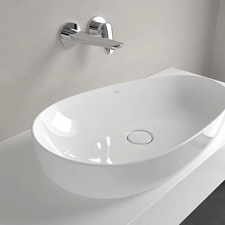 Раковина накладная Villeroy&Boch Antao 65 4A7465R1 альпийский белый купить в интернет-магазине Sanbest
