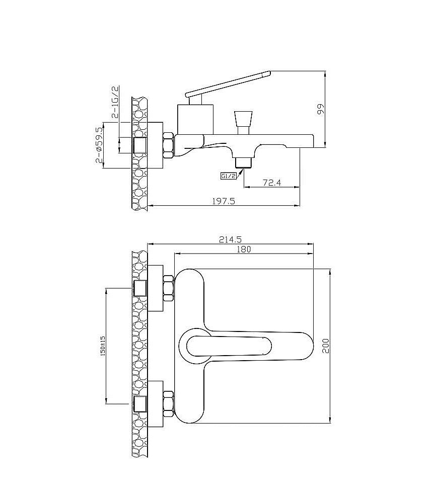 Душевая система Agger Beauty A2695000 хром купить в интернет-магазине сантехники Sanbest