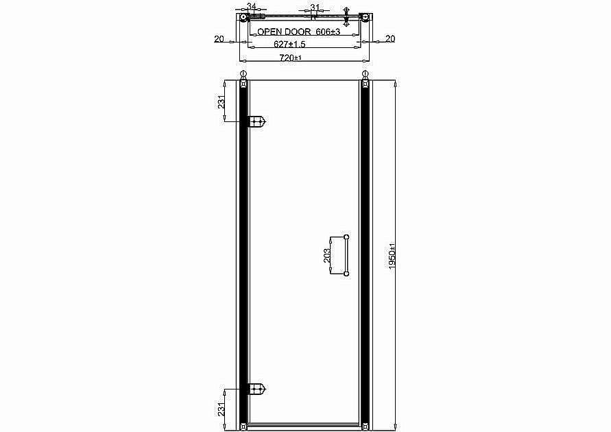 Душевая дверь Burlington C19 купить в интернет-магазине Sanbest