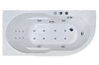 Гидромассажная ванна Royal Bath Azur De Luxe 170x80 левая