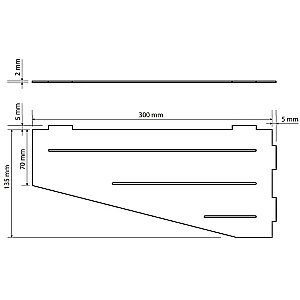 Полка Bemeta Cytro 101302401 хром купить в интернет-магазине сантехники Sanbest