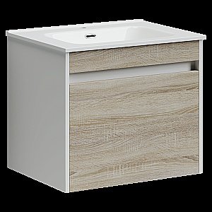 Тумба с раковиной Sancos Smart SM60E дуб бардолино для ванной в интернет-магазине Sanbest