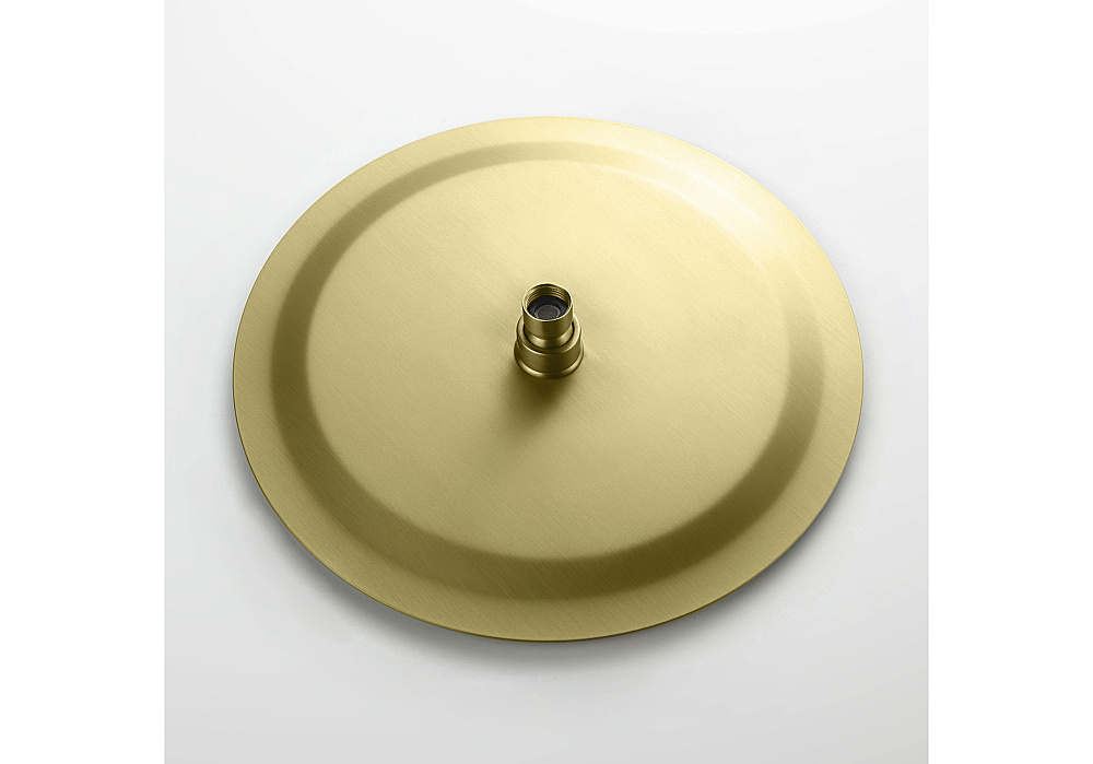 Верхний душ Aquatek AQ2077BG золото шлифованное купить в интернет-магазине сантехники Sanbest