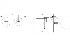 Смеситель для раковины Abber Wasser Kreis AF8112RG розовое золото купить в интернет-магазине сантехники Sanbest