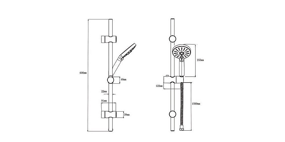 Душевая гарнитура Bien Hermes BD24031109 купить в интернет-магазине сантехники Sanbest